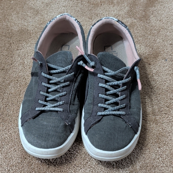 Hey Dude Shoes - Hey Dude Women's Gray and Pink Shoes